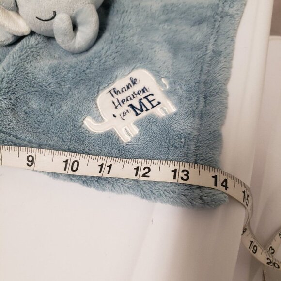 Sandy & Simon Gray Elephant Heaven Sent Lovey Plush Security Blanket - Picture 5 of 11